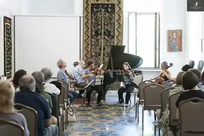 Musiciens de chambre en concert